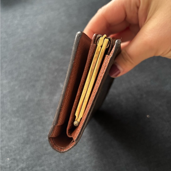 Louis Vuitton Vintage Kisslock Monogram Brown Wallet - Picture 13 of 13